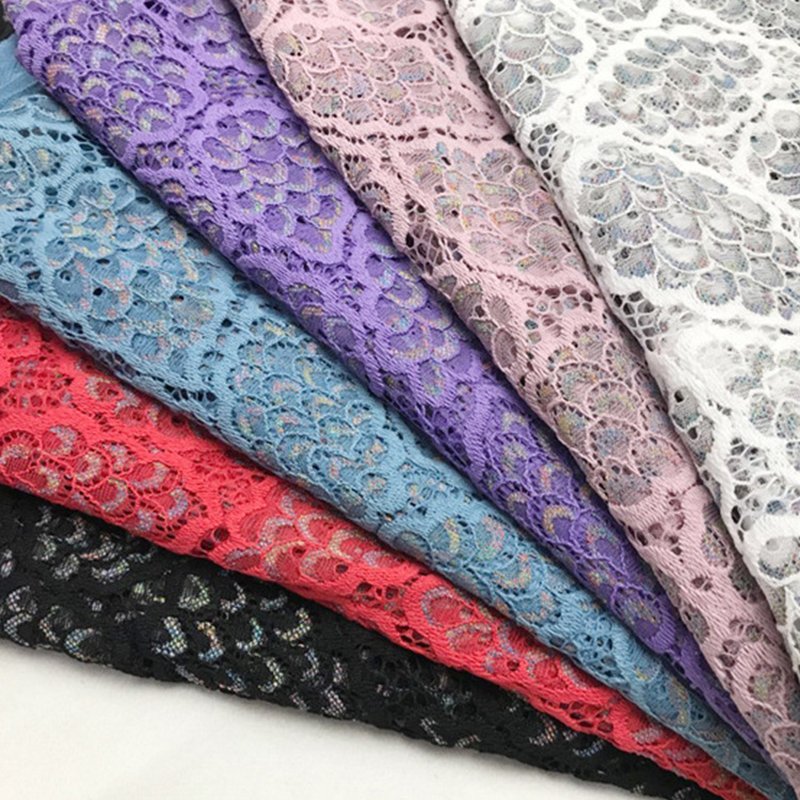 Lace Fabric Dress Cutwork Nylon for Women's Wear Wholesale Supplier 19
